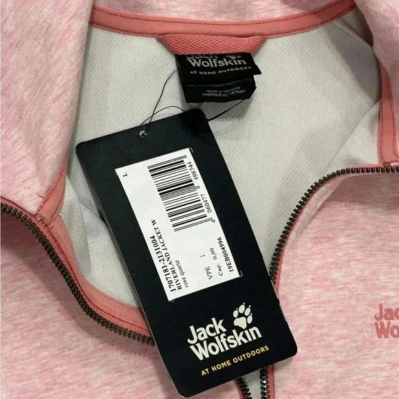 Jack Wolfskin Jacket Womens Riverland Pink Rose Quartz Large NWT - Picture 4 of 15